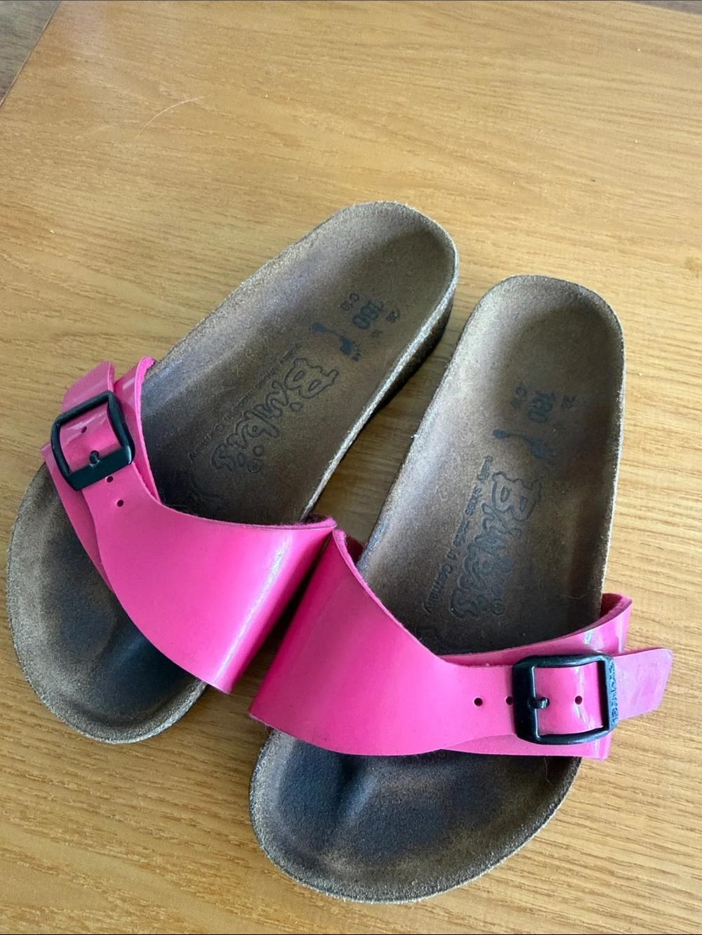 Birkenstock Madrid Kids Size 180 28 / US 10-10.5 Pink Slide Sandals